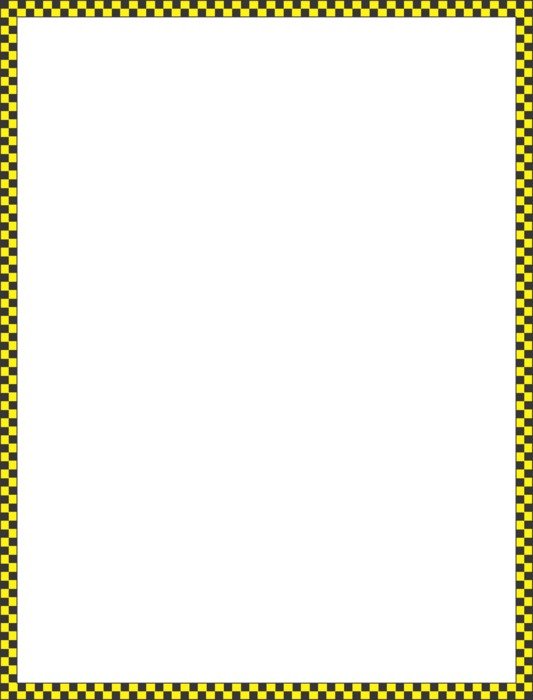 Checker Border Abstract Art