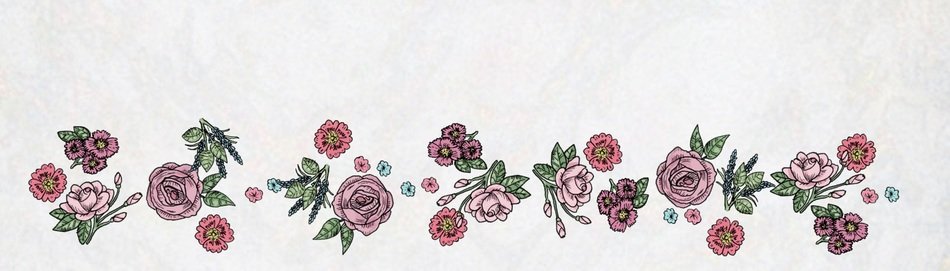 Banner Template Flowers Pink