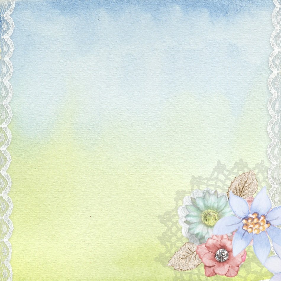 Background Swirl Blue Green
