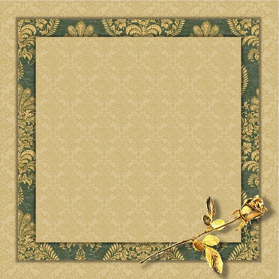 Guestbook Background Green Gold