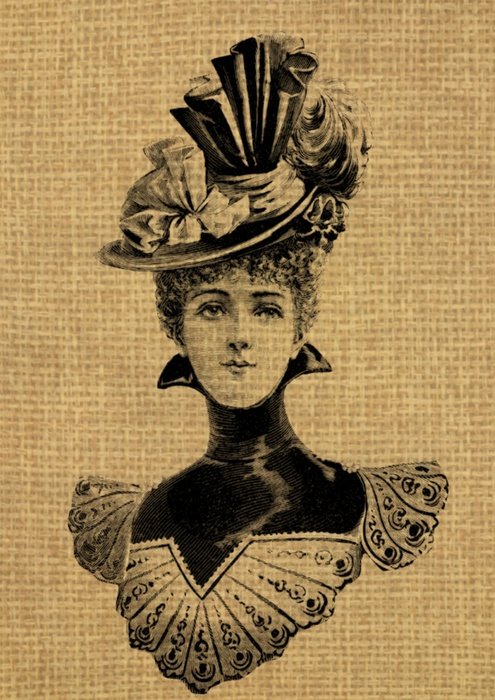 Vintage Classic Lady Beautiful
