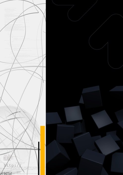 Cubes Internet Abstract