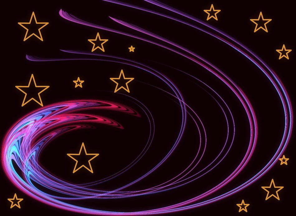 Background Abstract Form Star