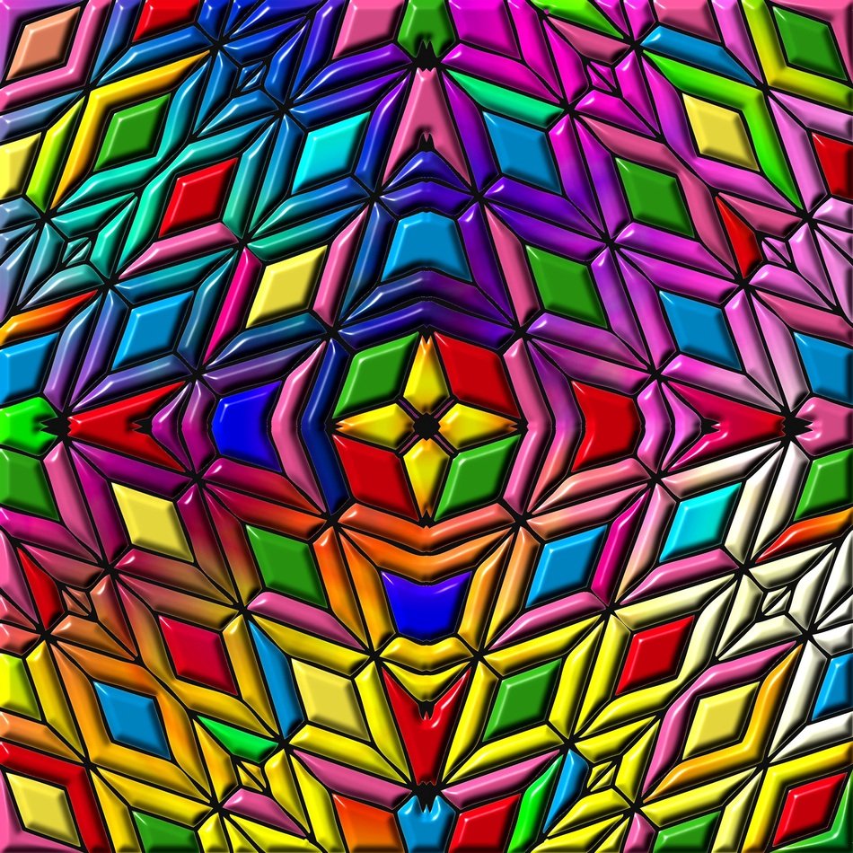ornamantal colorful mosaic