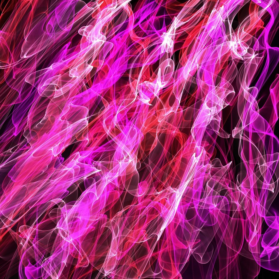 background with purple link graphic flame