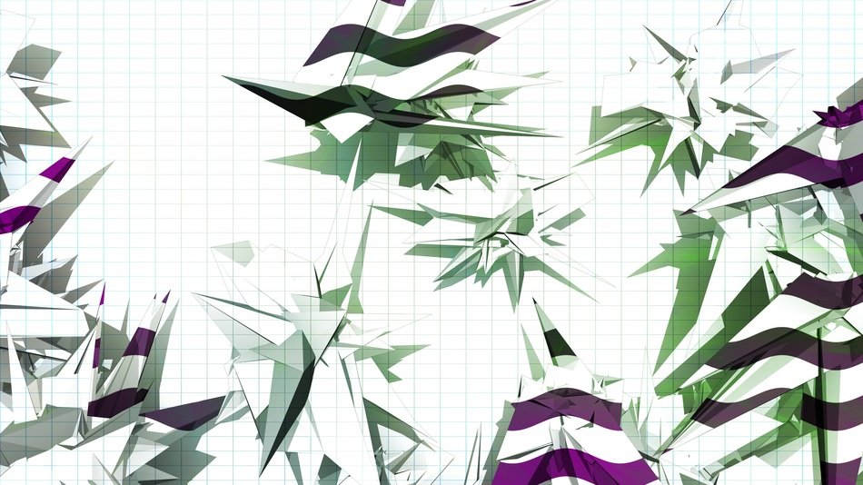 Abstract Paper Render Design