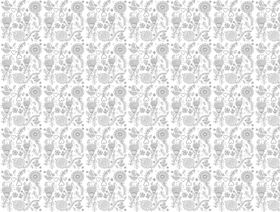background with tiny black and white flowers