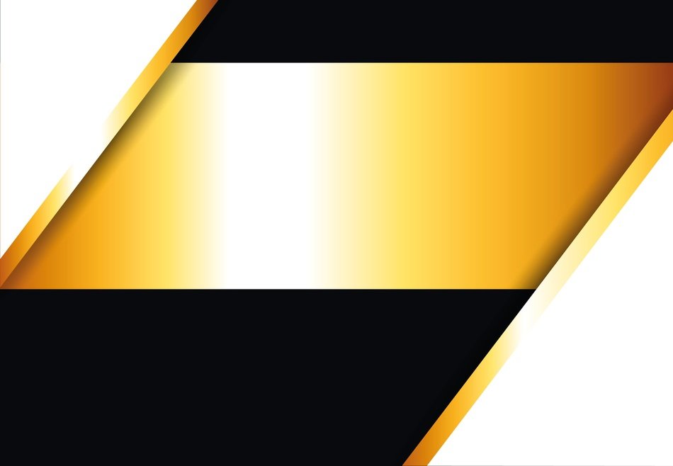 Gold Diamond Parallelogram Black