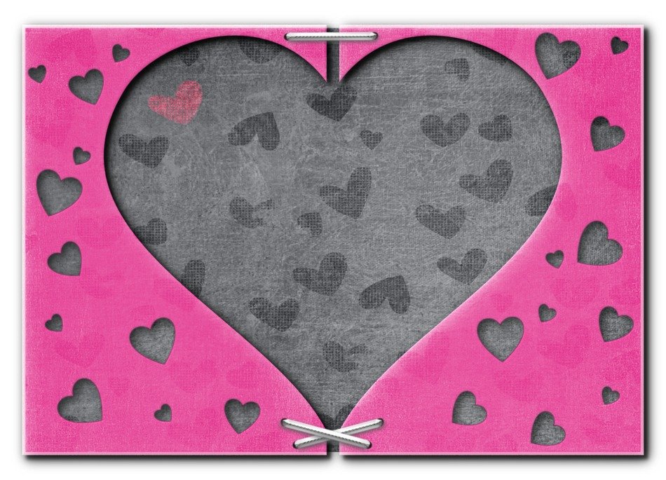 Card The Background Heart