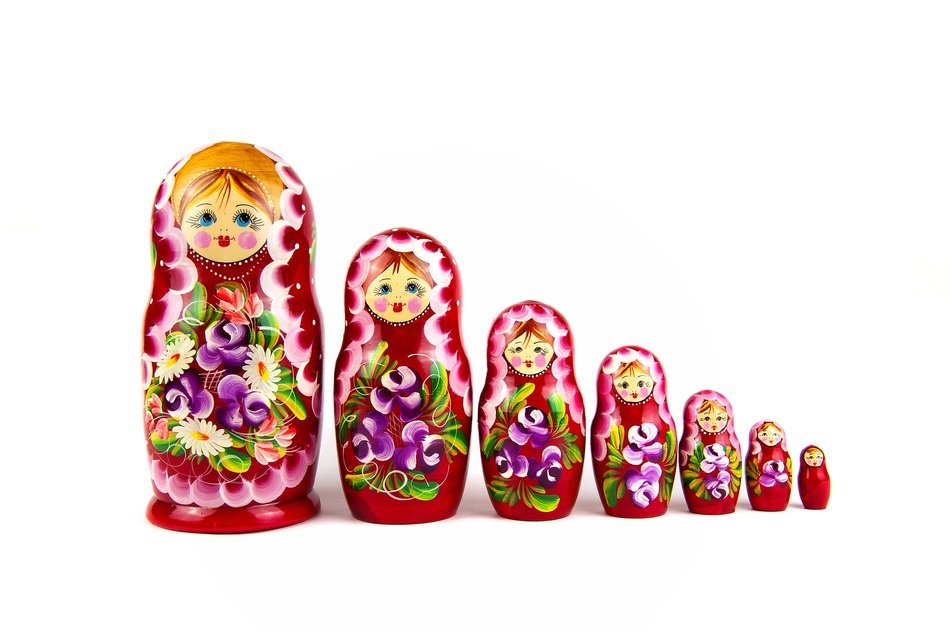 Matrioshka Wooden Culture Symbol
