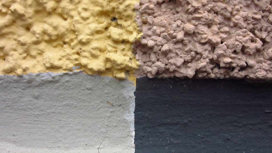 Plaster Wall Four Color Border
