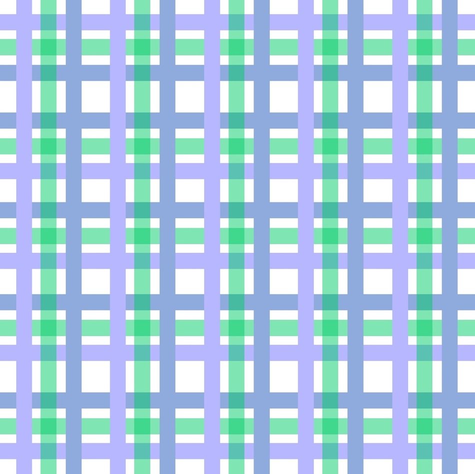 Gingham Geometric Two Tone Blue