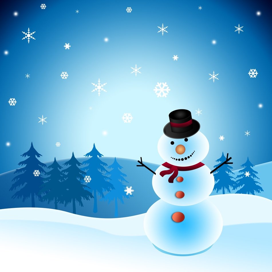 Winter Holiday Snowman Season Free Image Download