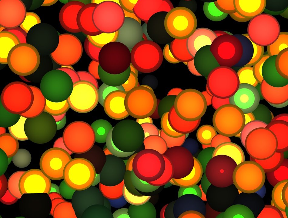 Circle Light Colorful Background
