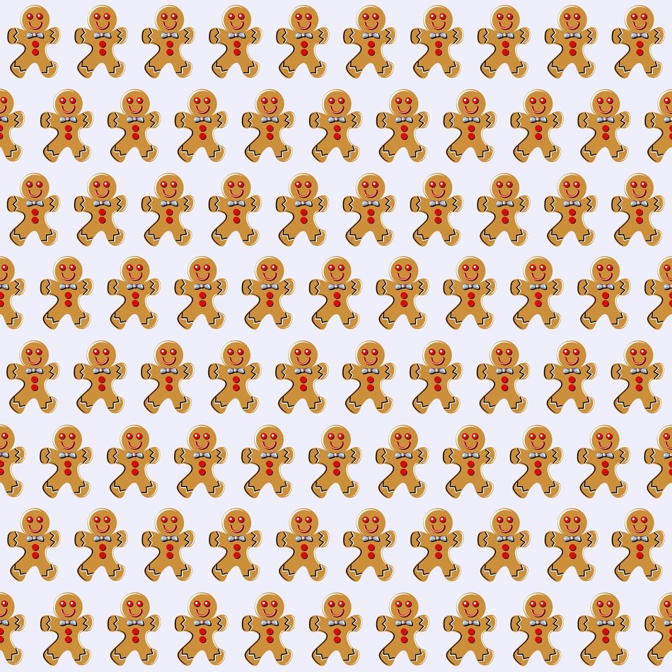 Gingerbread Men Background