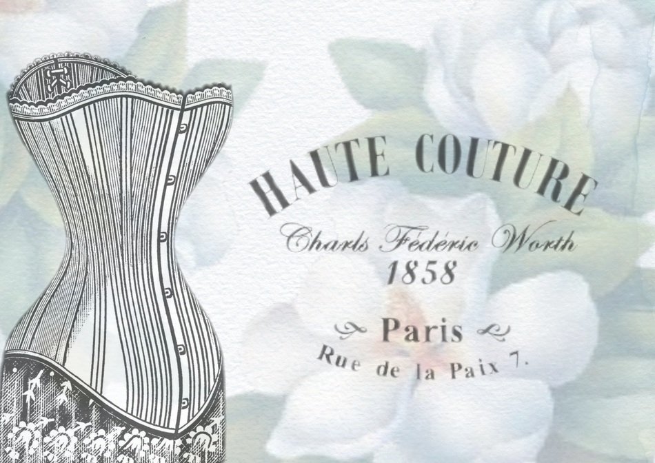 Vintage Corset Fashion French