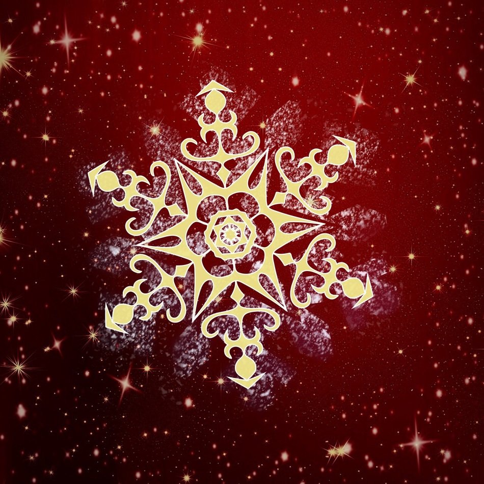 Snowflake Background Christmas