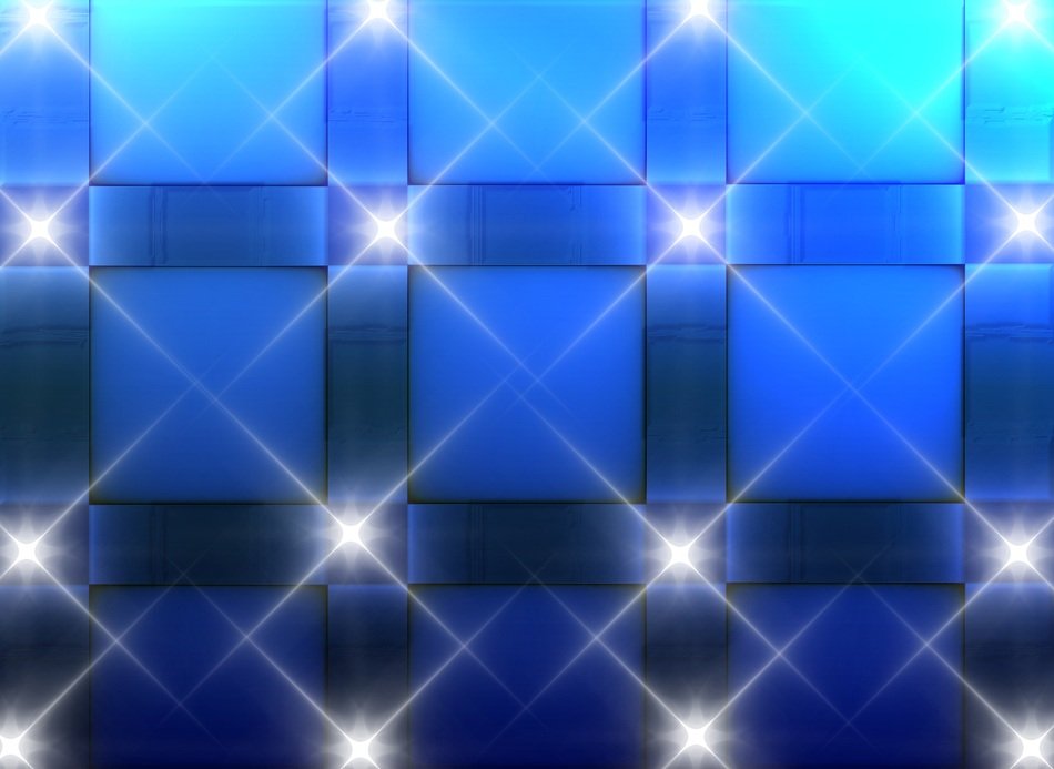 blue background with shiny lights