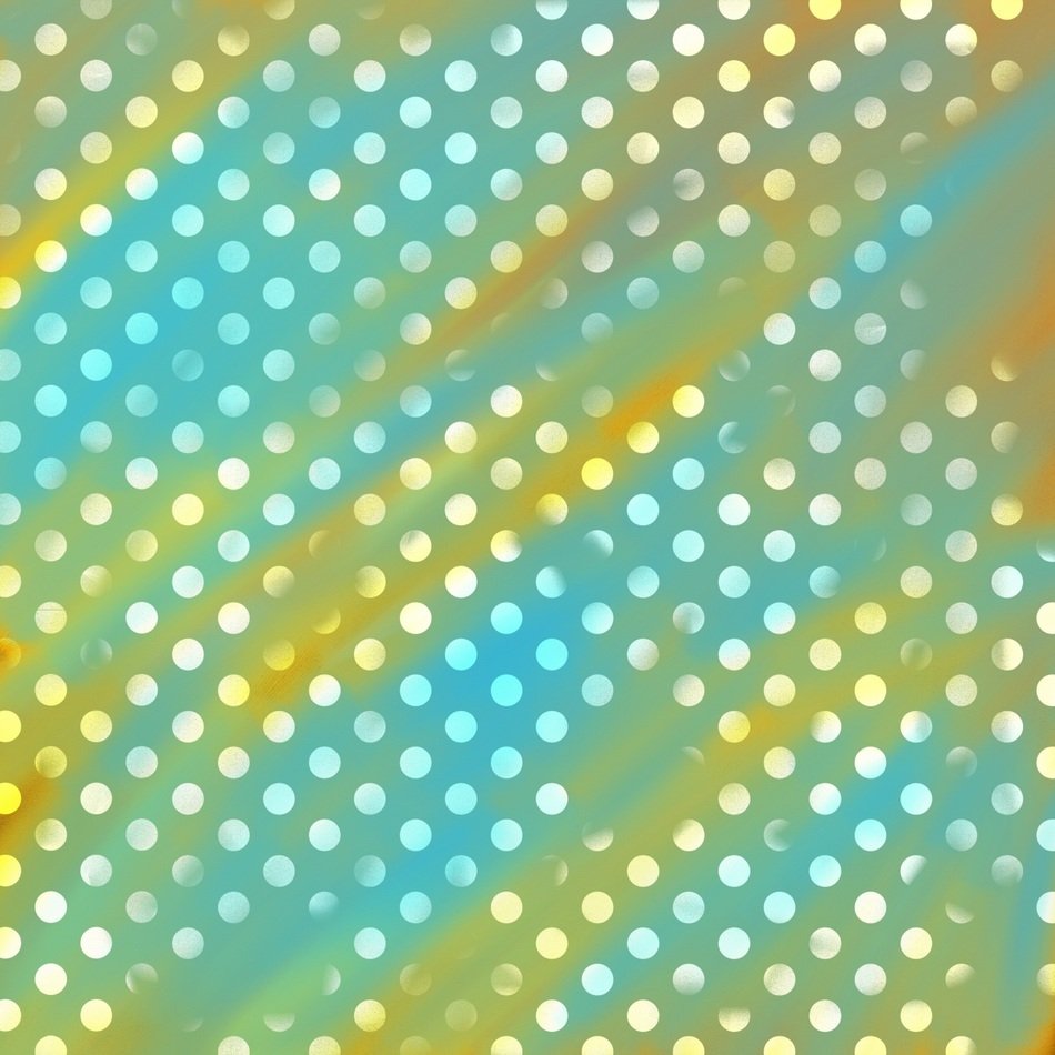 yellow blue background with dots