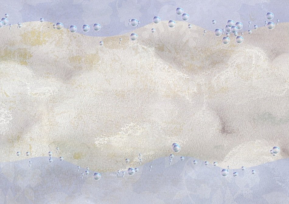Background Blue Clouds Bubbles