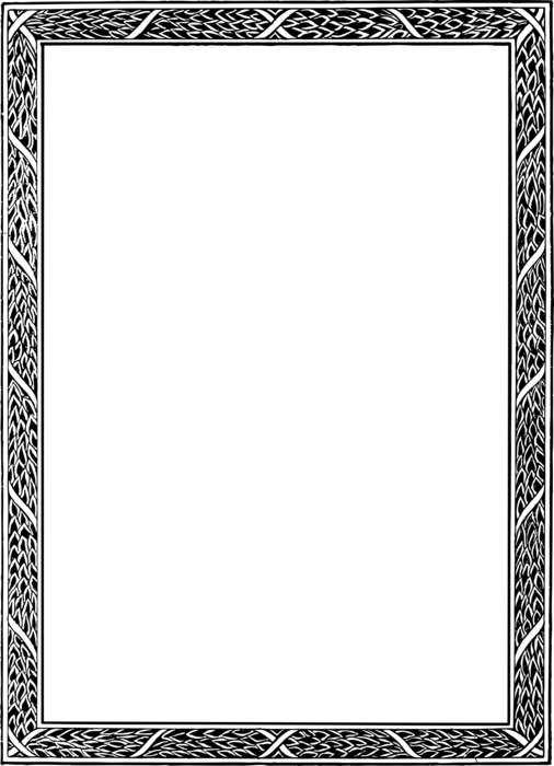 Art Nouveau Border Frame Frames
