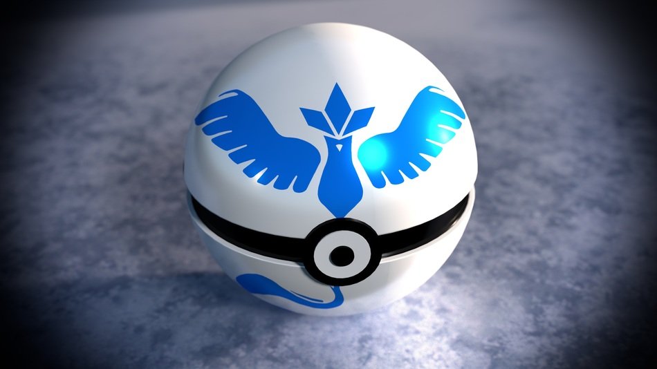 Pokemon Go Pokemon Pokeball Blue
