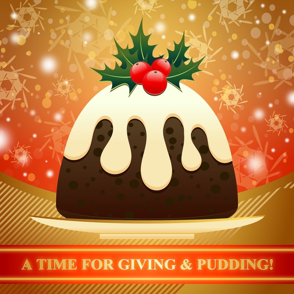 Dessert Christmas Pudding Xmas