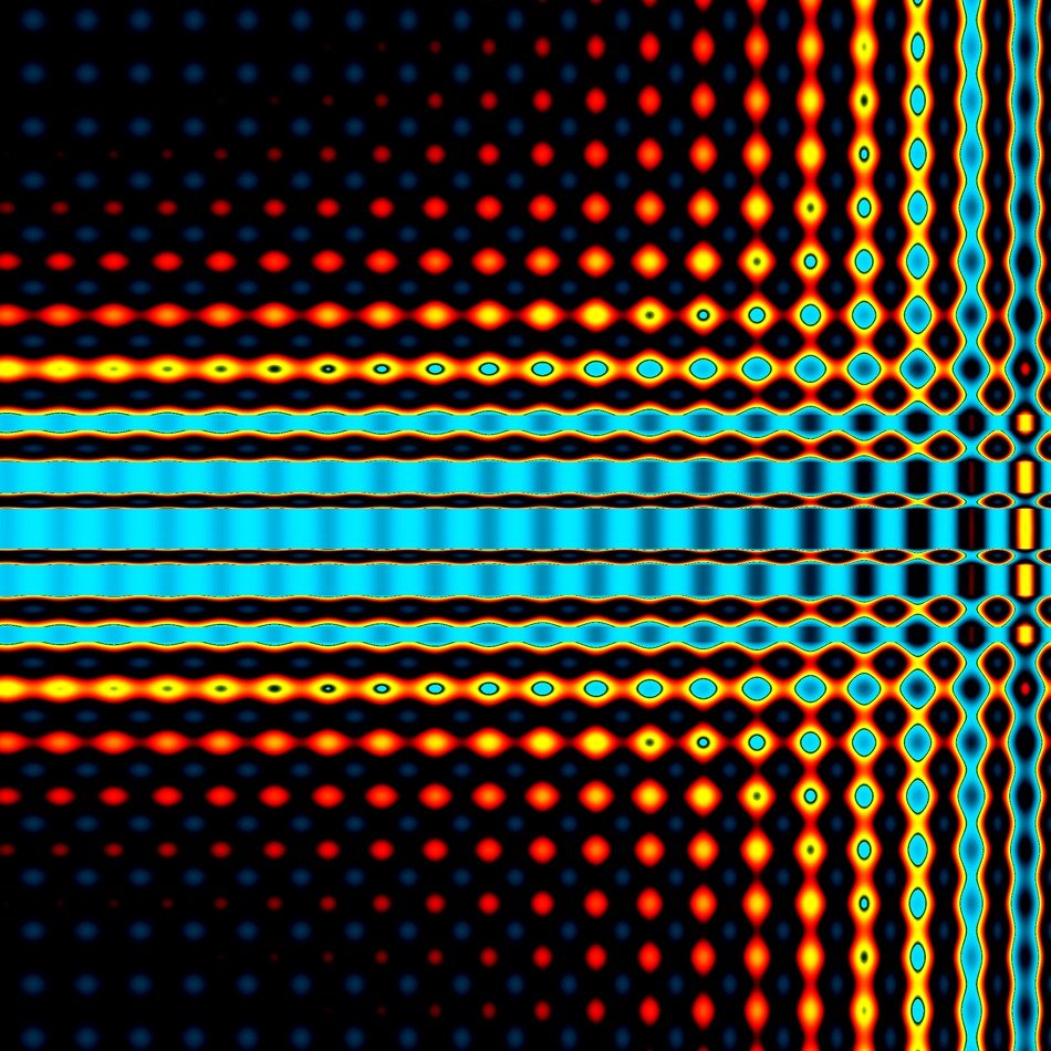 background with neon signal lights