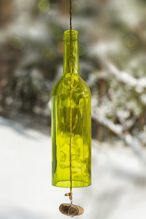 Bottle Glass Bokeh Wine Bottle