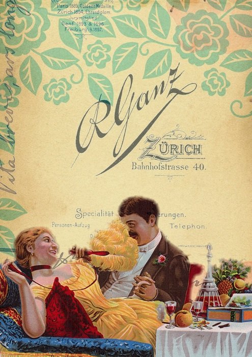 Vintage German Couple Decoration