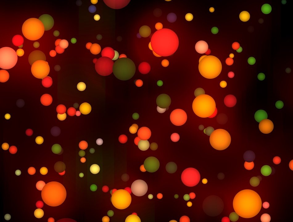 Round Background Light Colorful
