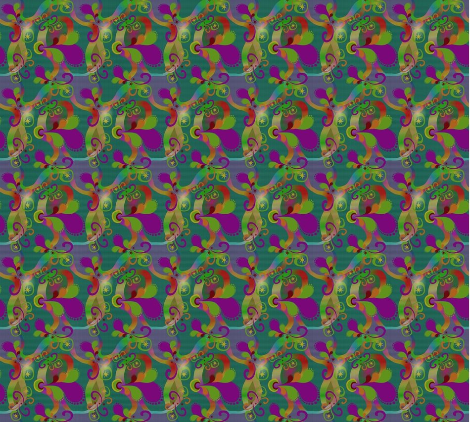 abstract pattern on a pattern