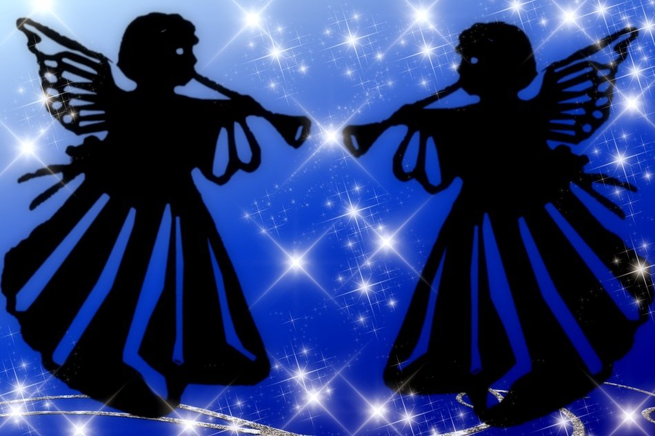 Background Angel Star Christmas