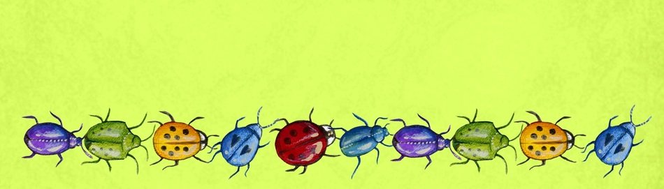 Banner Template Yellow Bugs