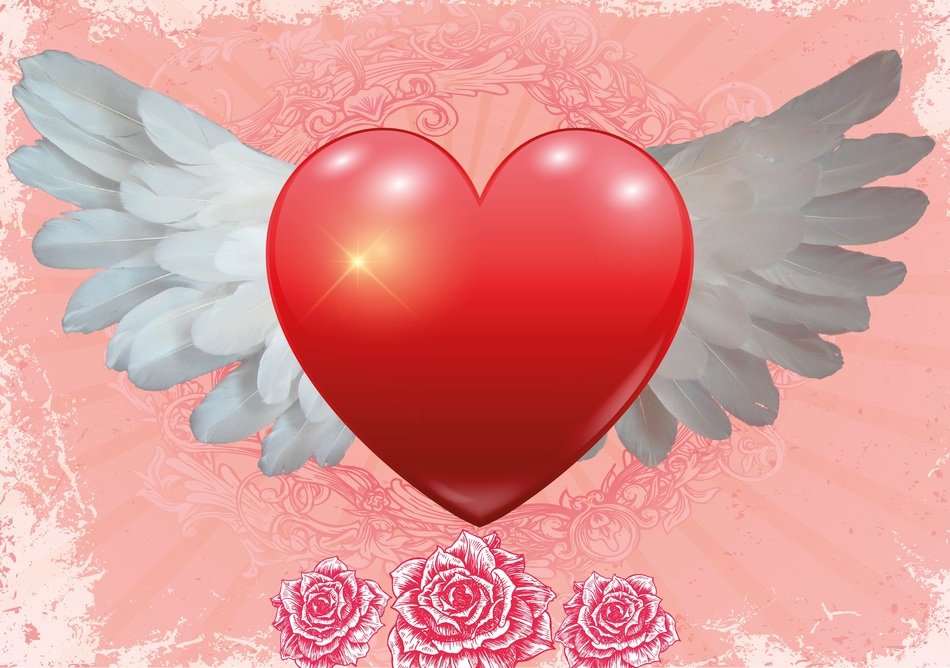 Love Heart Wing Spring