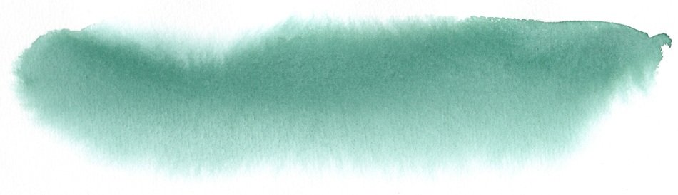 Watercolour Turquoise Brushstroke