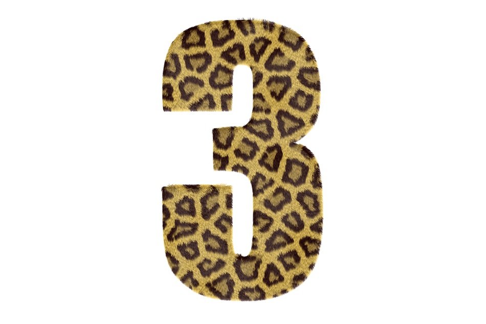 Three Number Pattern Texture