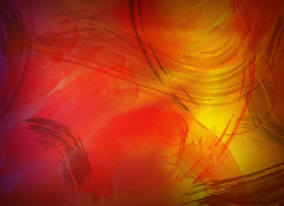 Background Grunge Orange Red