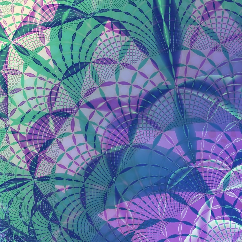 background with purple and green pattern