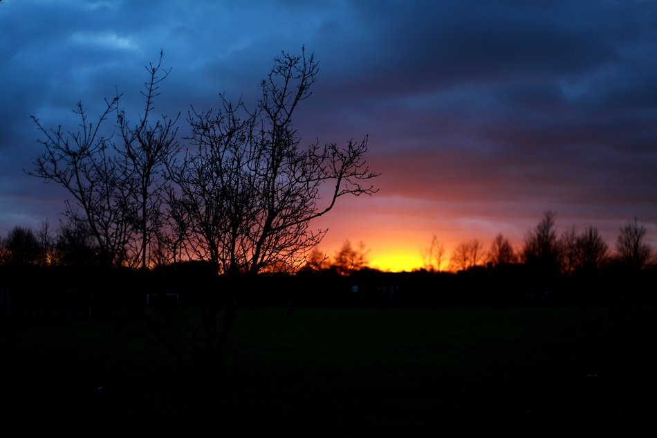 Sunset The Sun Sky View Nature