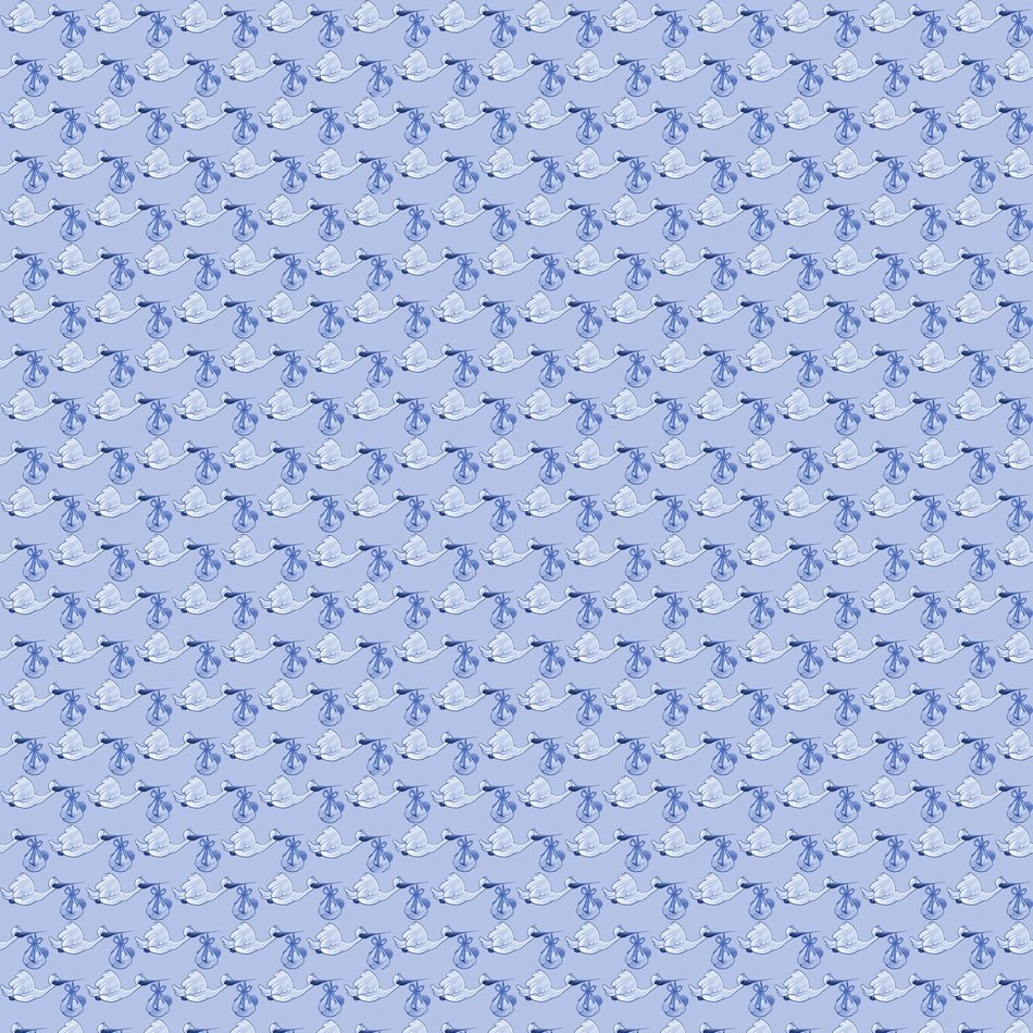 Stork Baby Boy Boy Baby Blue