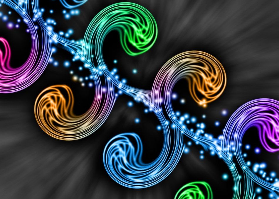 Rainbow Swirls Pattern