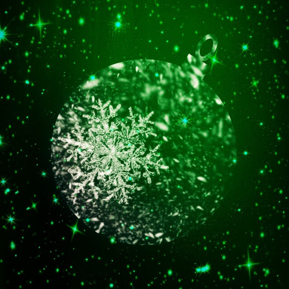 Christmas Background Ball Glitter