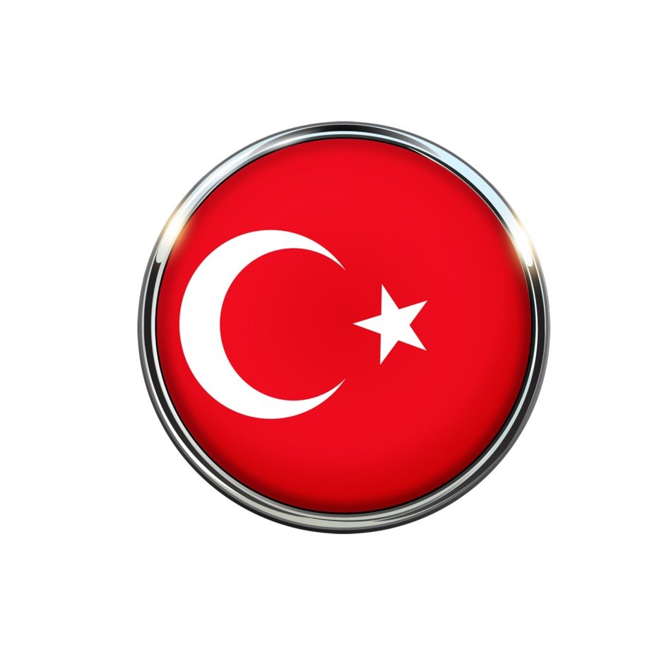 Turkey Flag Circle Wallpaper