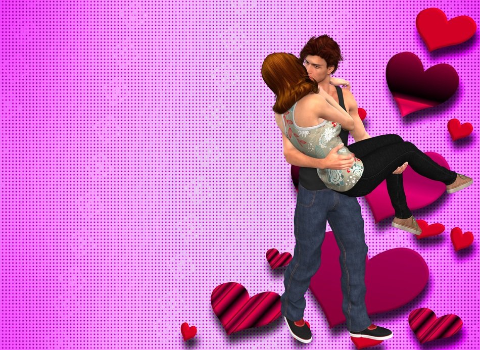 Love Valentine Day Heart Couple
