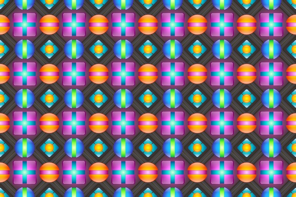 Squares Spheres Backgrounds