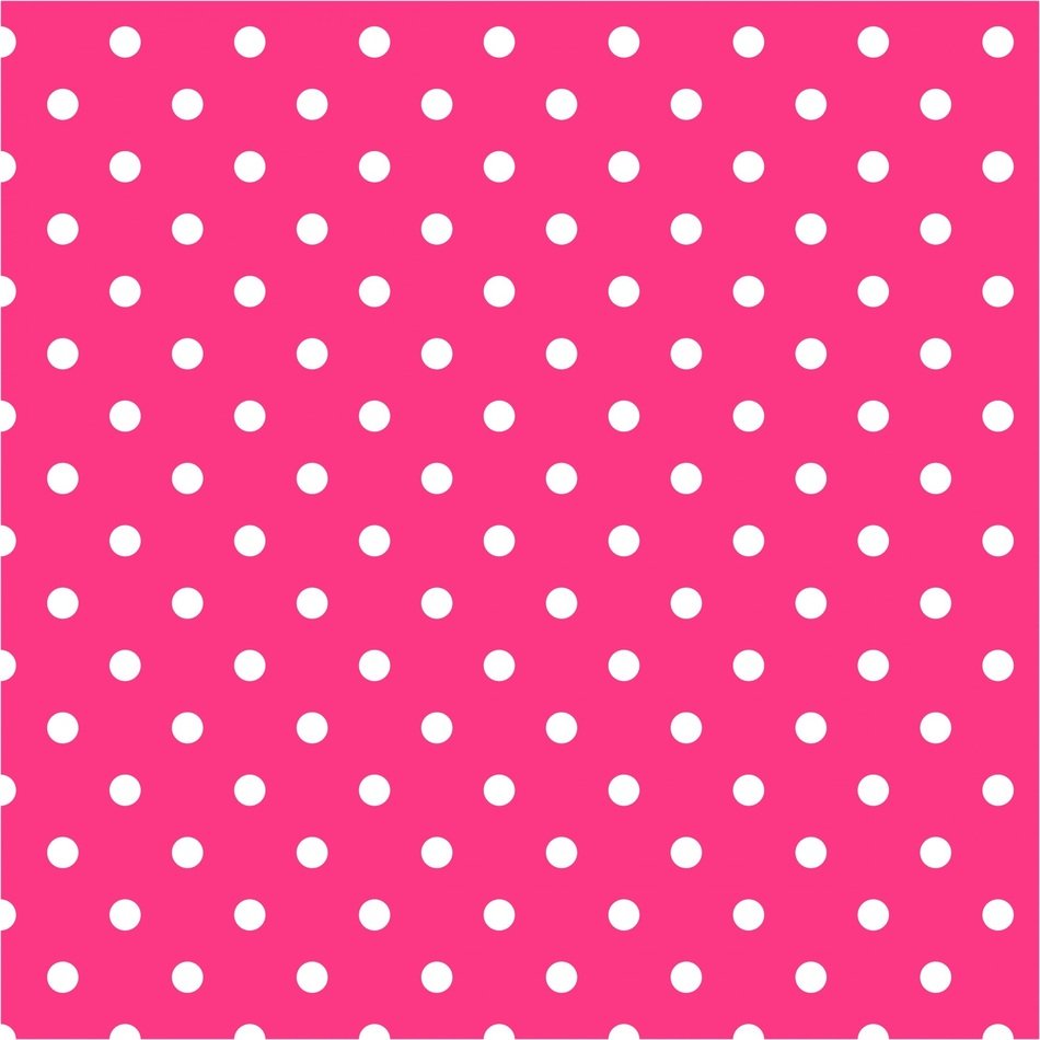 Background Polka Dots Fuschia