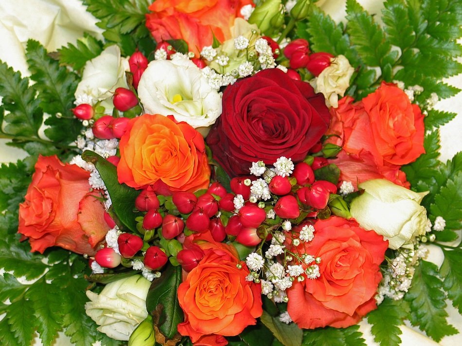 floral greeting for birthday