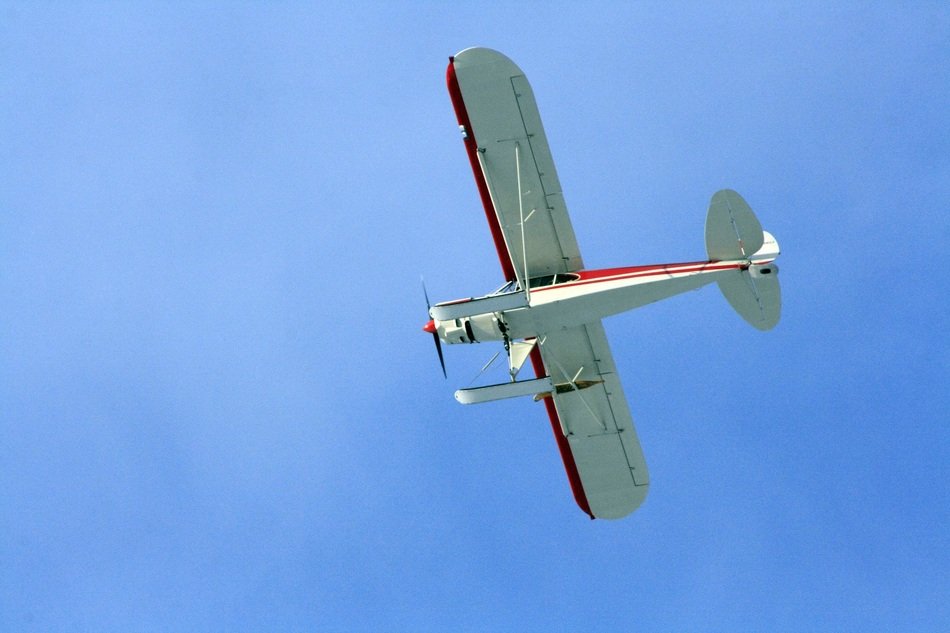 Airplane Fly Sky Background