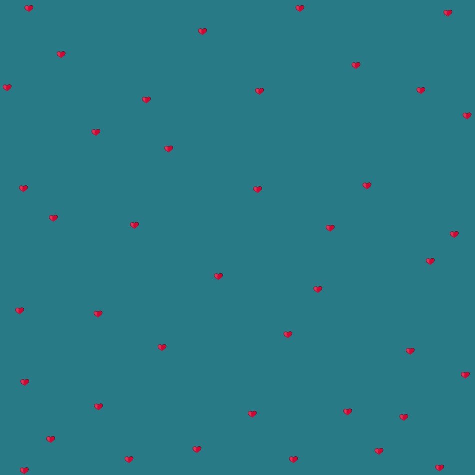 Background Desktop Blue Hearts